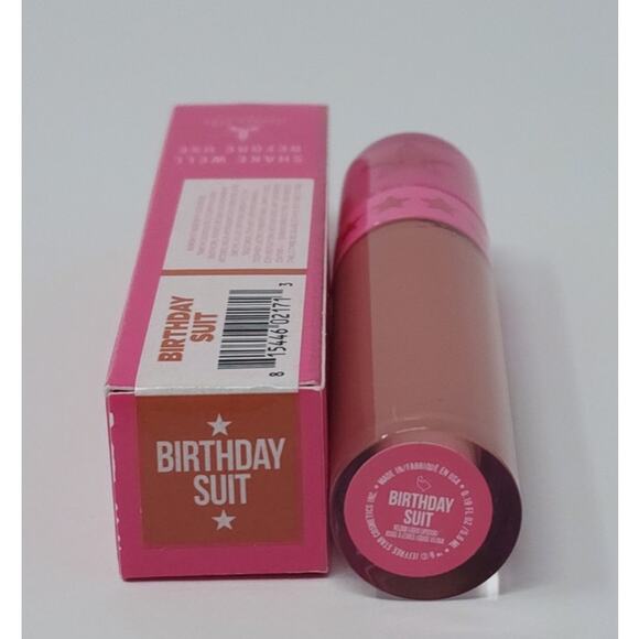 Jeffree Star Velour Liquid Lipstick in the Hot Pink box. Birthday Suit - Picture 4 of 4
